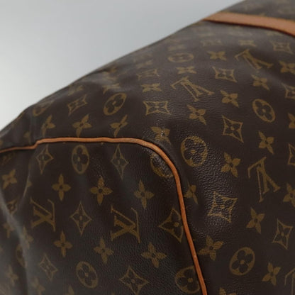 Louis Vuitton Keepall Bag Monogram Canvas, BROWN, CANVAS, Travel bag