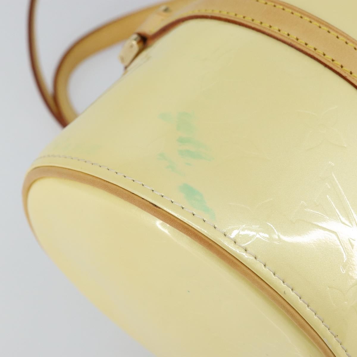 Louis Vuitton Bedford Handbag Monogram Vernis, BEIGE, PATENT_LEATHER, Handbag
