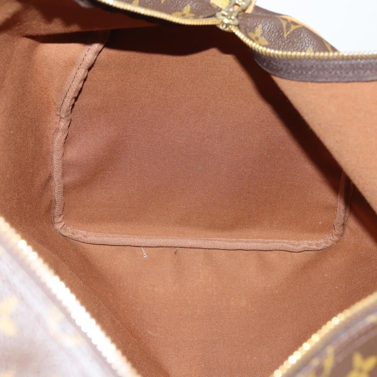 Louis Vuitton Keepall Bag Monogram Canvas, BROWN, CANVAS, Travel bag