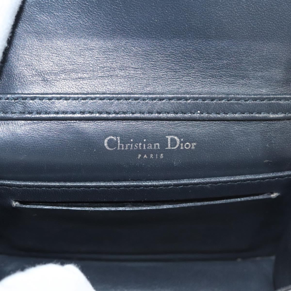 Christian Dior Diorama Wallet on Chain Enamel, SILVER, PATENT_LEATHER, Shoulder bag