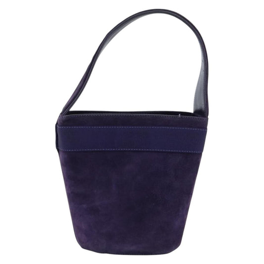 Salvatore Ferragamo Vala Handbag Suede, PURPLE, SUEDE, Handbag