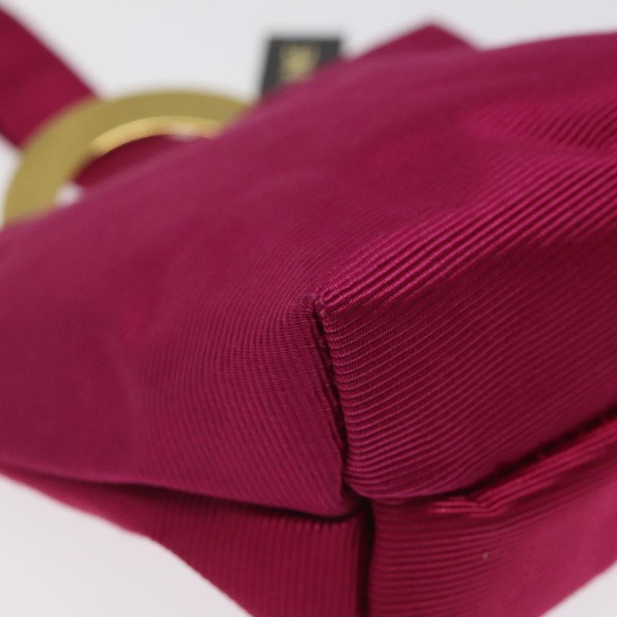 Celine Circle Logo Pouch Nylon, PINK, NYLON, Clutche & pouche