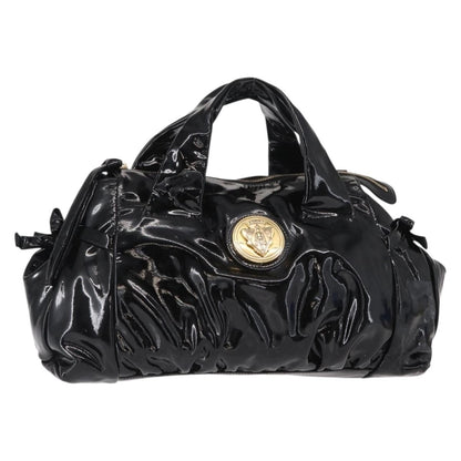 Gucci Hysteria Convertible Top Handle Bag Patent, BLACK, PATENT_LEATHER, Handbag