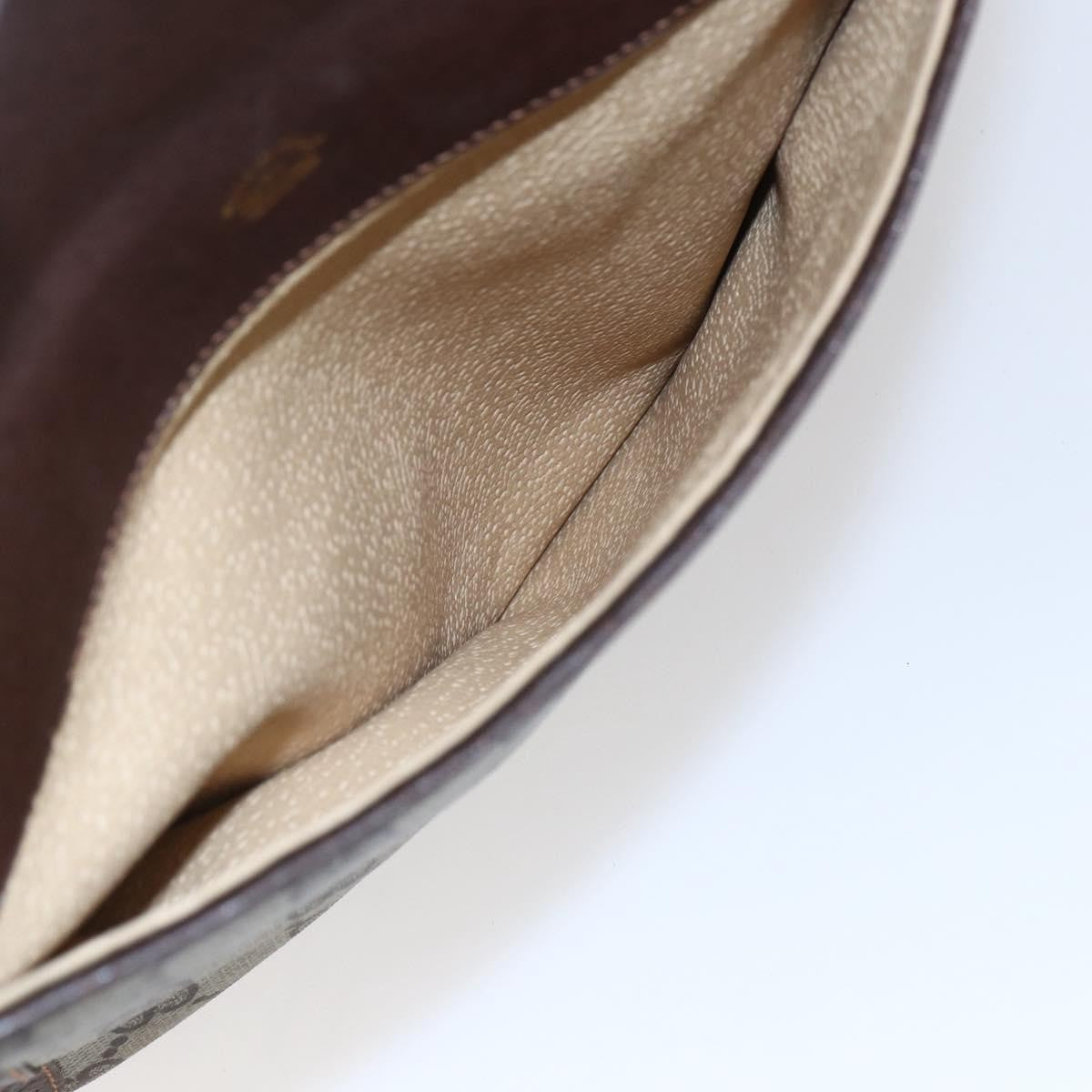 Gucci Front Pocket Messenger Bag GG Canvas with Leather, BEIGE, CANVAS, Shoulder bag