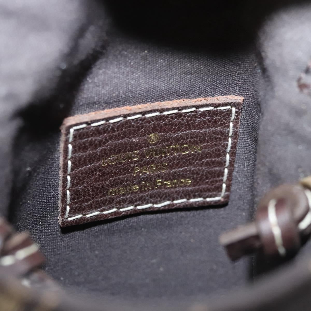 Louis Vuitton Cancun Pochette Monogram Mini Canvas, BROWN, CANVAS, Clutche & pouche