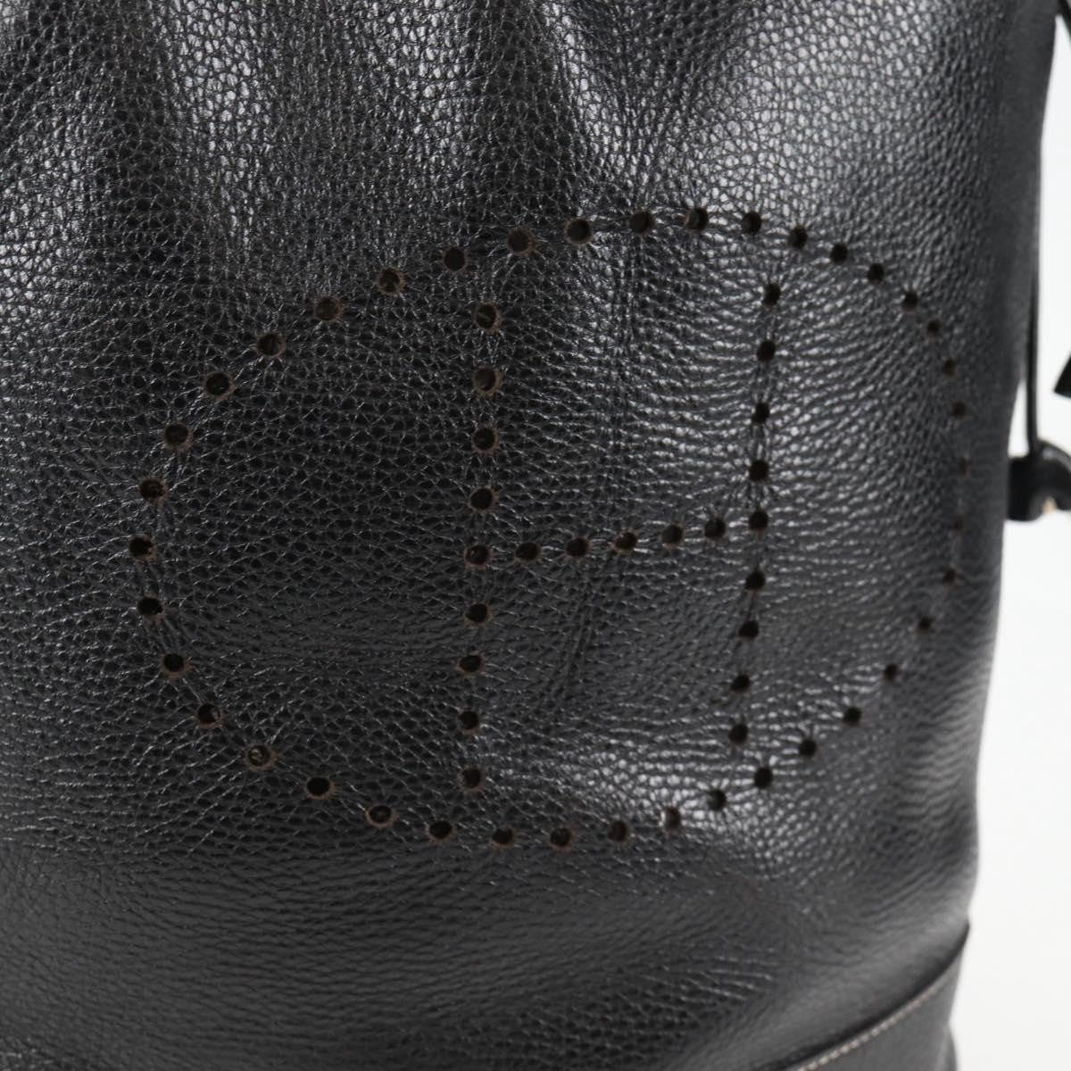 Hermes HERMES Shoulder Bag Leather, BLACK, LEATHER, Shoulder bag