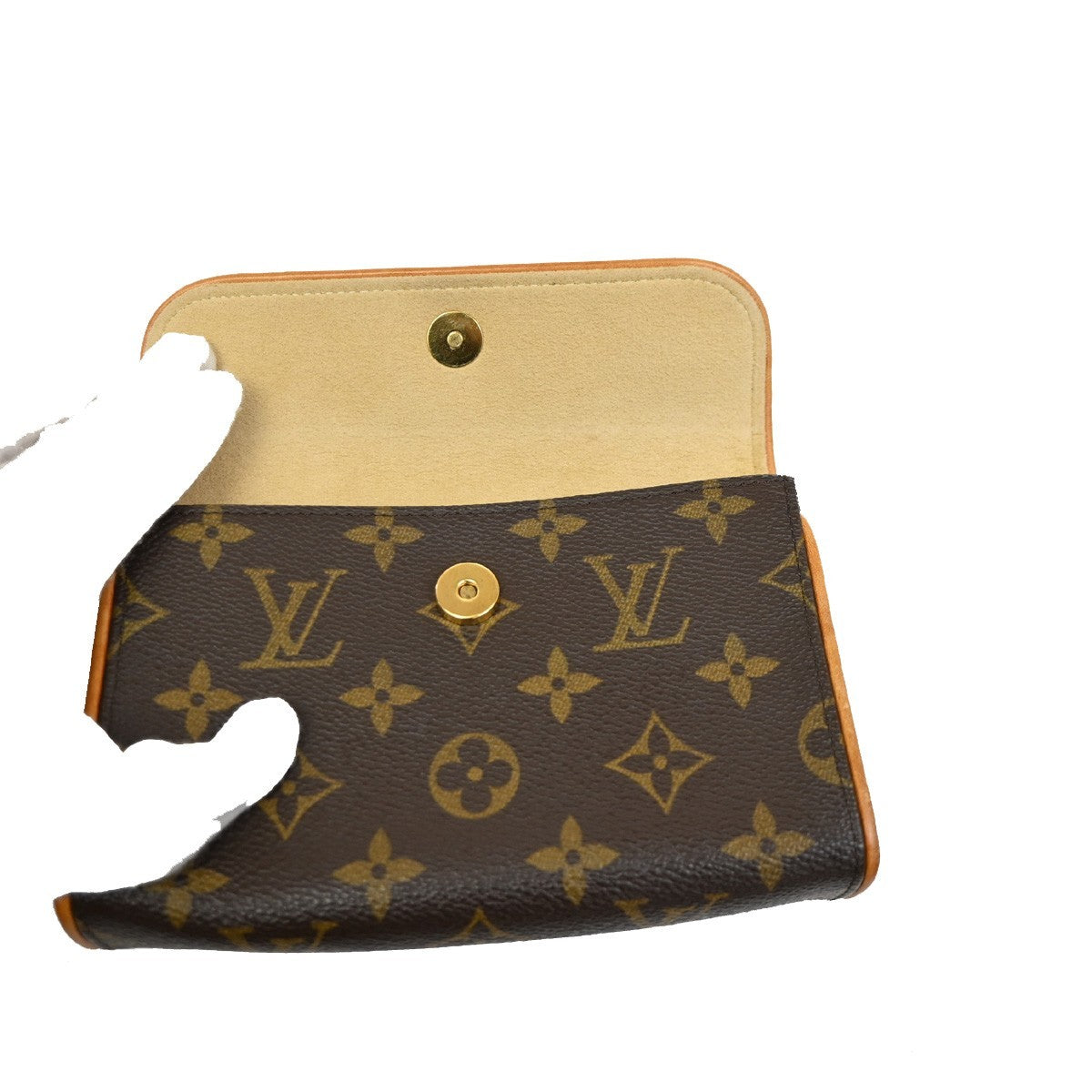 Louis Vuitton Florentine Waist Bag Monogram Canvas, BROWN, CANVAS, Shoulder bag