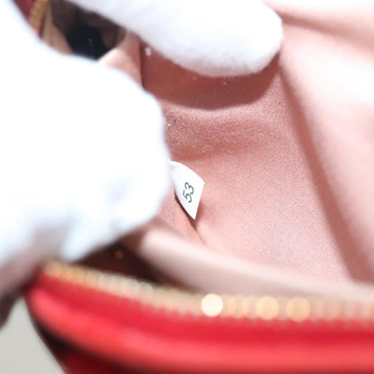 Miu Miu Zip Wristlet Pouch Leather, RED, LEATHER, Clutche & pouche