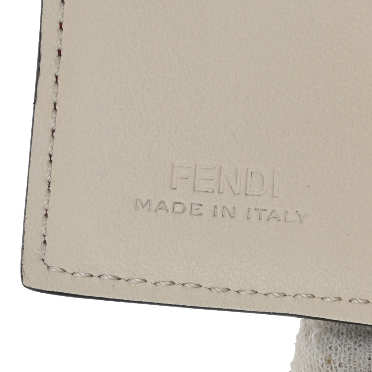 Fendi Peekaboo Wallet Leather, RED, LEATHER, Wallets