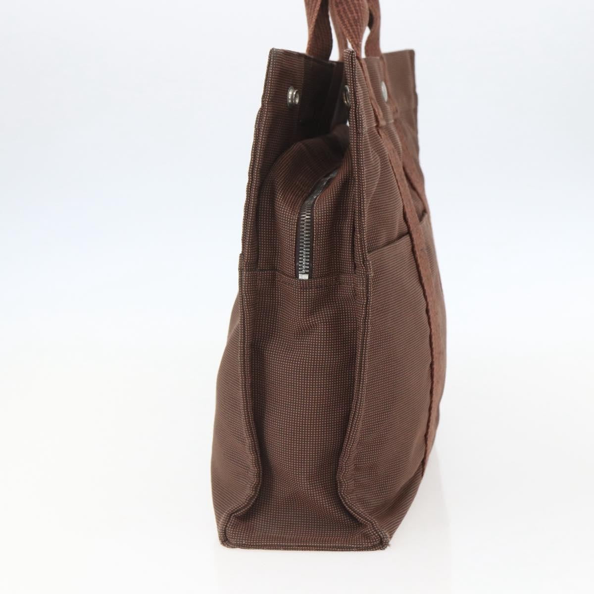 Hermes Fourre-tout Herline Fourre-tout Herline, BROWN, CANVAS, Tote bag