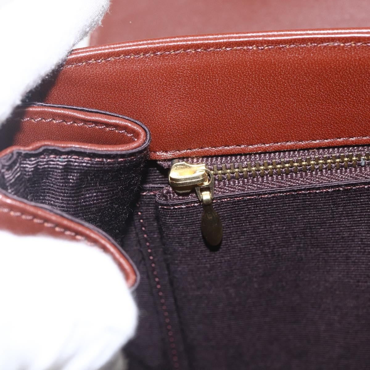 Valentino Garavani Vintage Handbag Leather, BROWN, LEATHER, Handbag