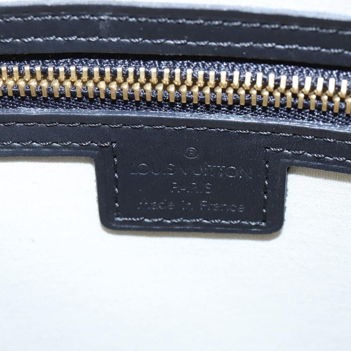 Louis Vuitton Alma Handbag Mini Lin, BLUE, CANVAS, Handbag