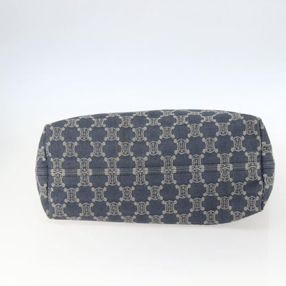 Celine Vintage Macadam Tote bag Canvas, BLUE, CANVAS, Tote bag