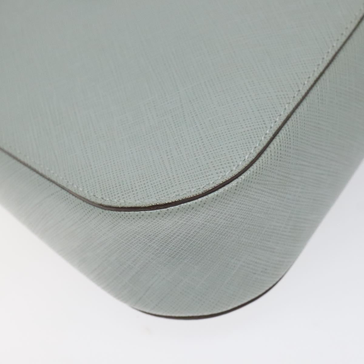 Salvatore Ferragamo Gancini Shoulder Bag Leather, BLUE, LEATHER, Shoulder bag