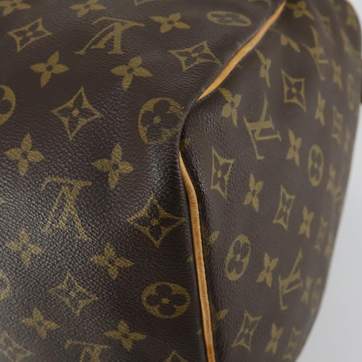 Louis Vuitton Keepall Bag Monogram Canvas, BROWN, CANVAS, Travel bag