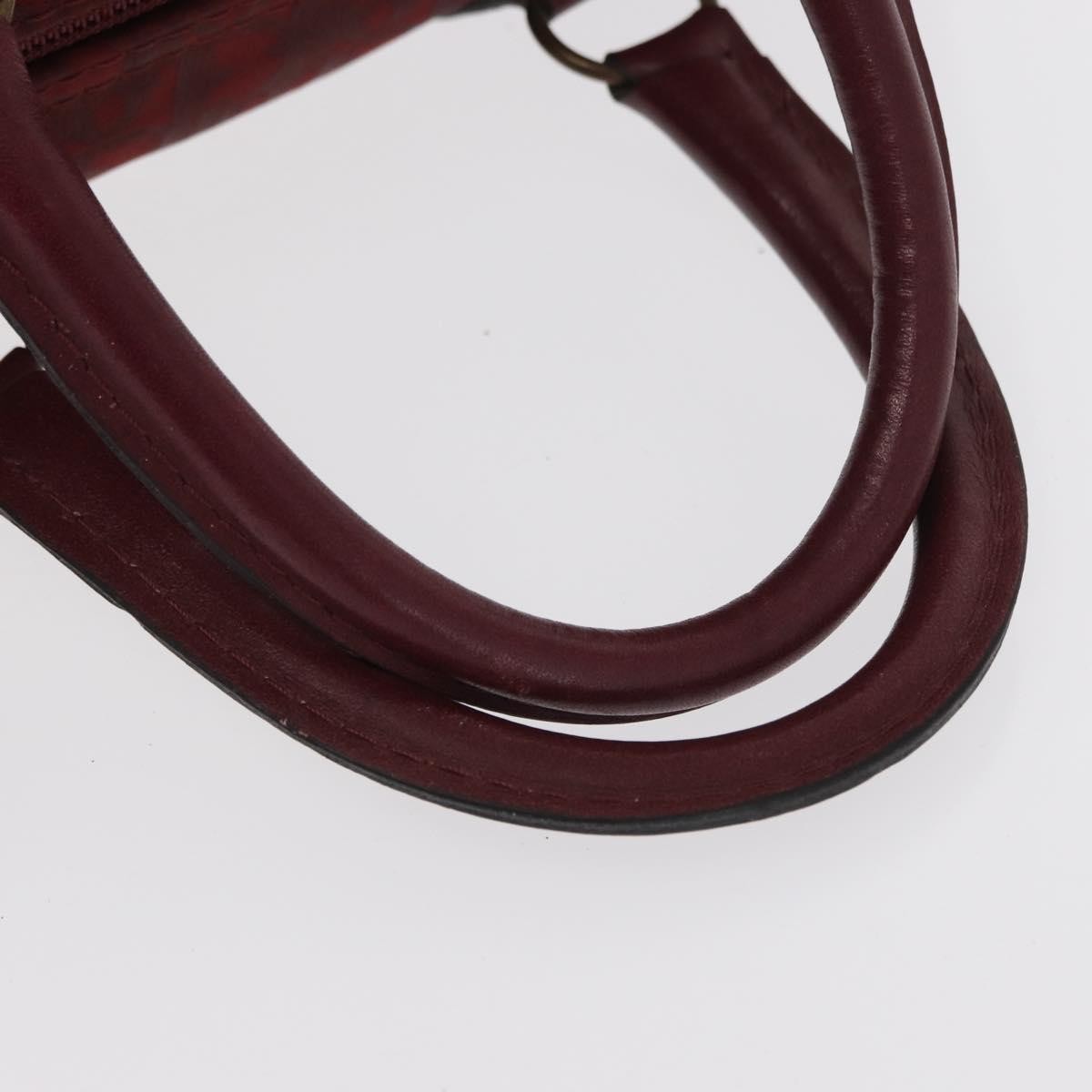 Christian Dior Vintage Trotter Boston Bag Diorissimo Canvas, RED, CANVAS, Handbag