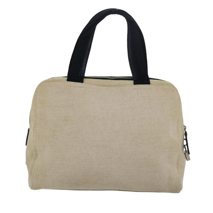 Prada Vintage Handbag Canvas, BEIGE, CANVAS, Handbag