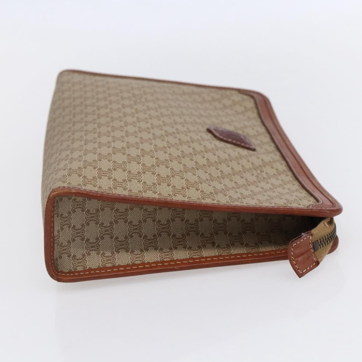 Celine Macadam Pochette Classic, BEIGE, CANVAS, Clutche & pouche