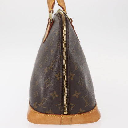 Louis Vuitton Vintage Alma Handbag Monogram Canvas, BROWN, CANVAS, Handbag