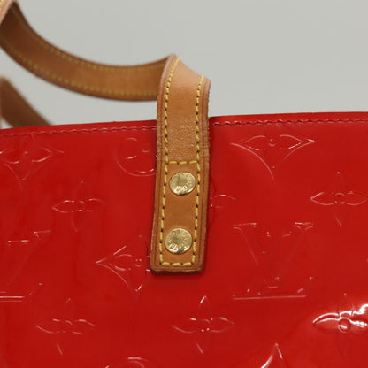 Louis Vuitton Reade Handbag Monogram Vernis, RED, PATENT_LEATHER, Handbag