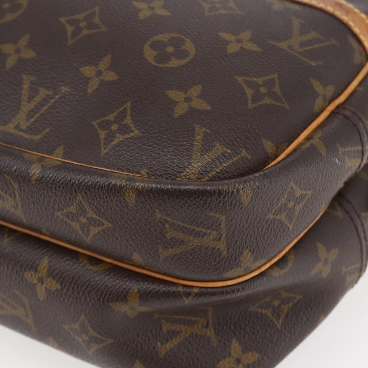 Louis Vuitton Reporter Bag Monogram Canvas, BROWN, CANVAS, Crossbody bag