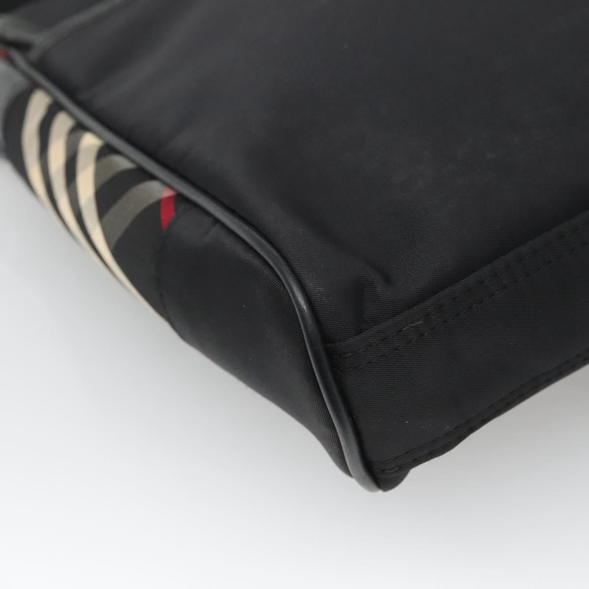 Burberry Vintage Crossbody Bag Nylon, BLACK, NYLON, Shoulder bag