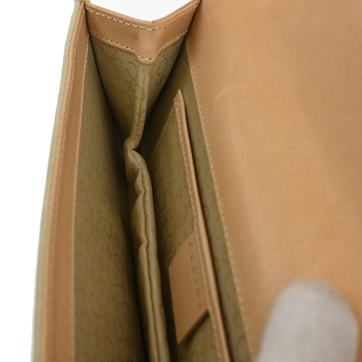 Celine C Macadam Shoulder bag Suede, BEIGE, SUEDE, Clutche & pouche