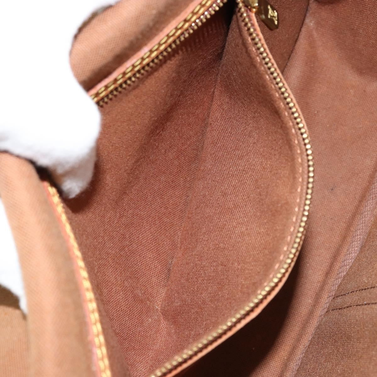 Louis Vuitton Sac Gibeciere Messenger Bag Monogram Canvas, BROWN, CANVAS, Shoulder bag