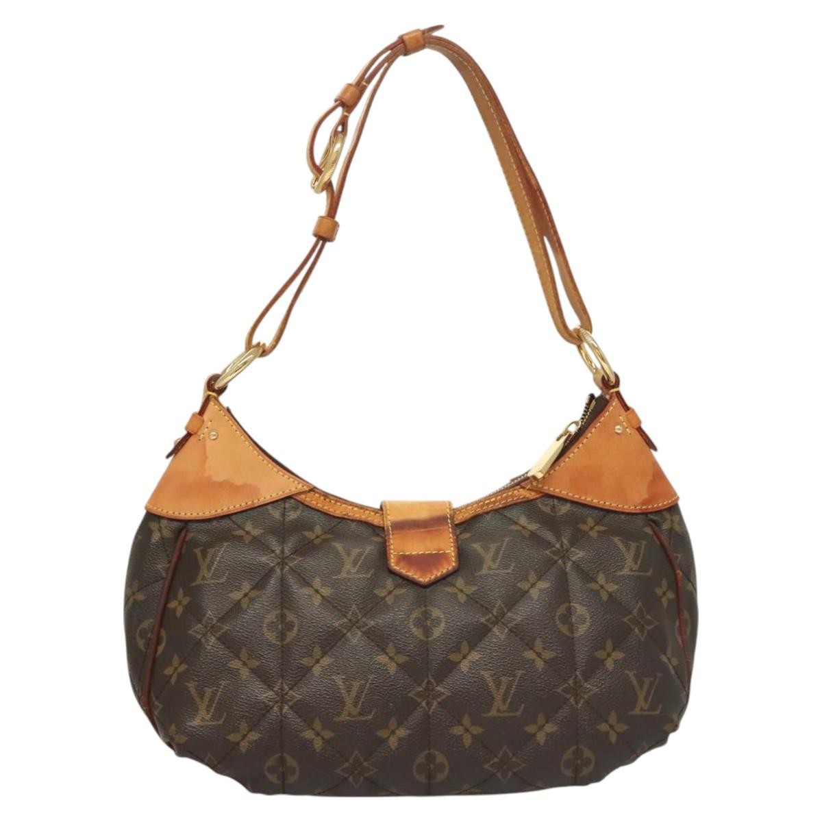 Louis Vuitton City Handbag Monogram Etoile, BROWN, CANVAS, Shoulder bag