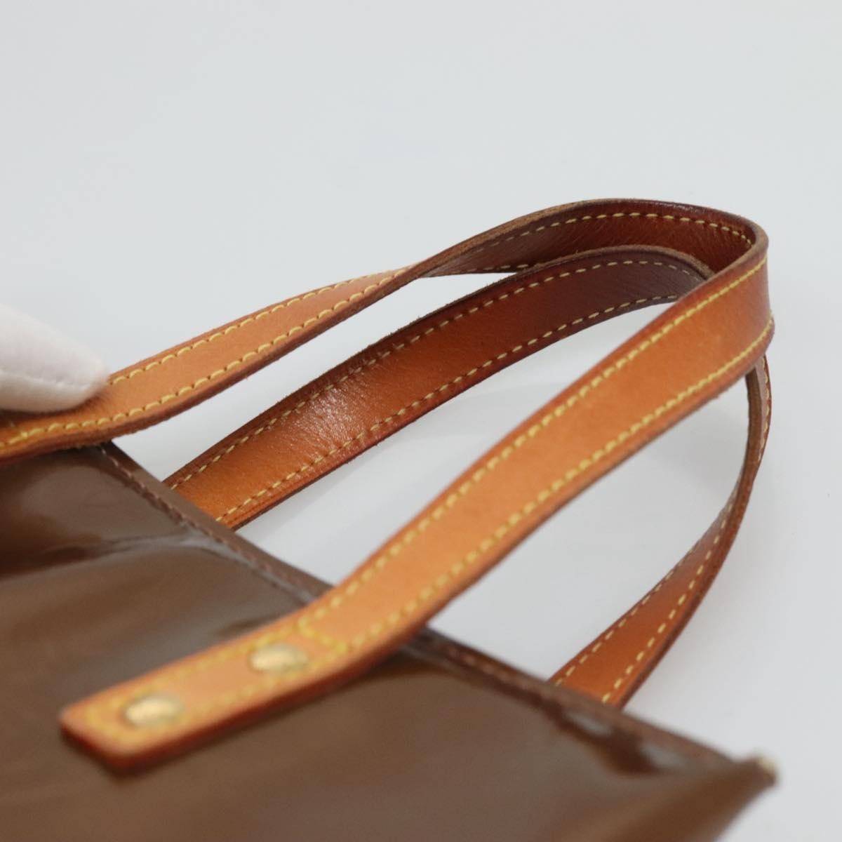 Louis Vuitton Reade Handbag Monogram Vernis, BROWN, PATENT_LEATHER, Handbag