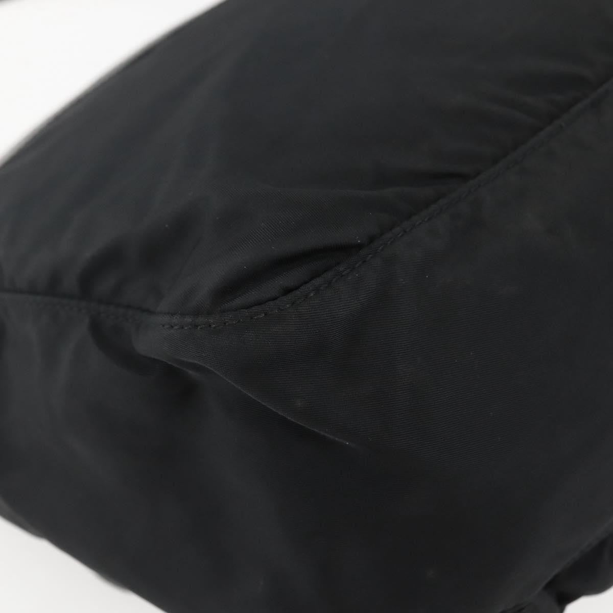 Prada Buckle Messenger Bag Tessuto, BLACK, NYLON, Crossbody bag