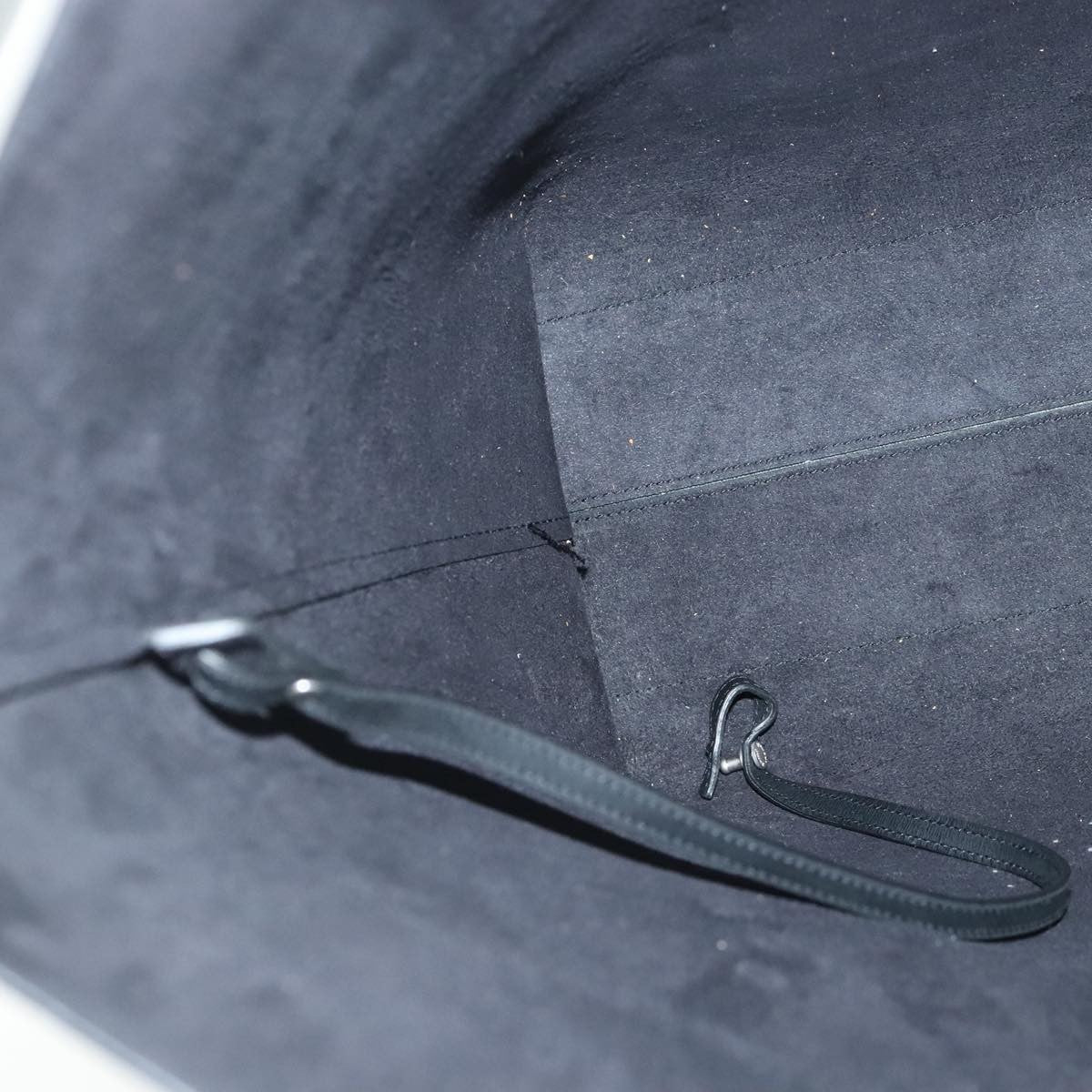 Saint Laurent Shopper Tote Leather, BLACK, LEATHER, Tote bag