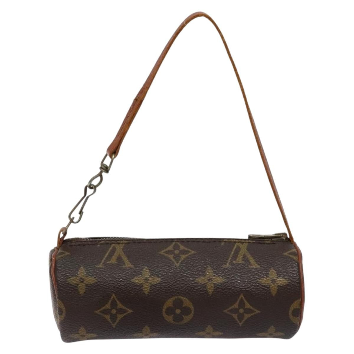 Louis Vuitton Papillon Pochette Monogram Canvas, BROWN, CANVAS, Handbag