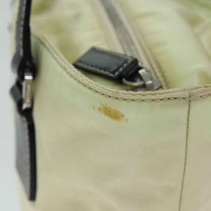 Prada Vintage Zip Handbag Tessuto, BEIGE, NYLON, Handbag