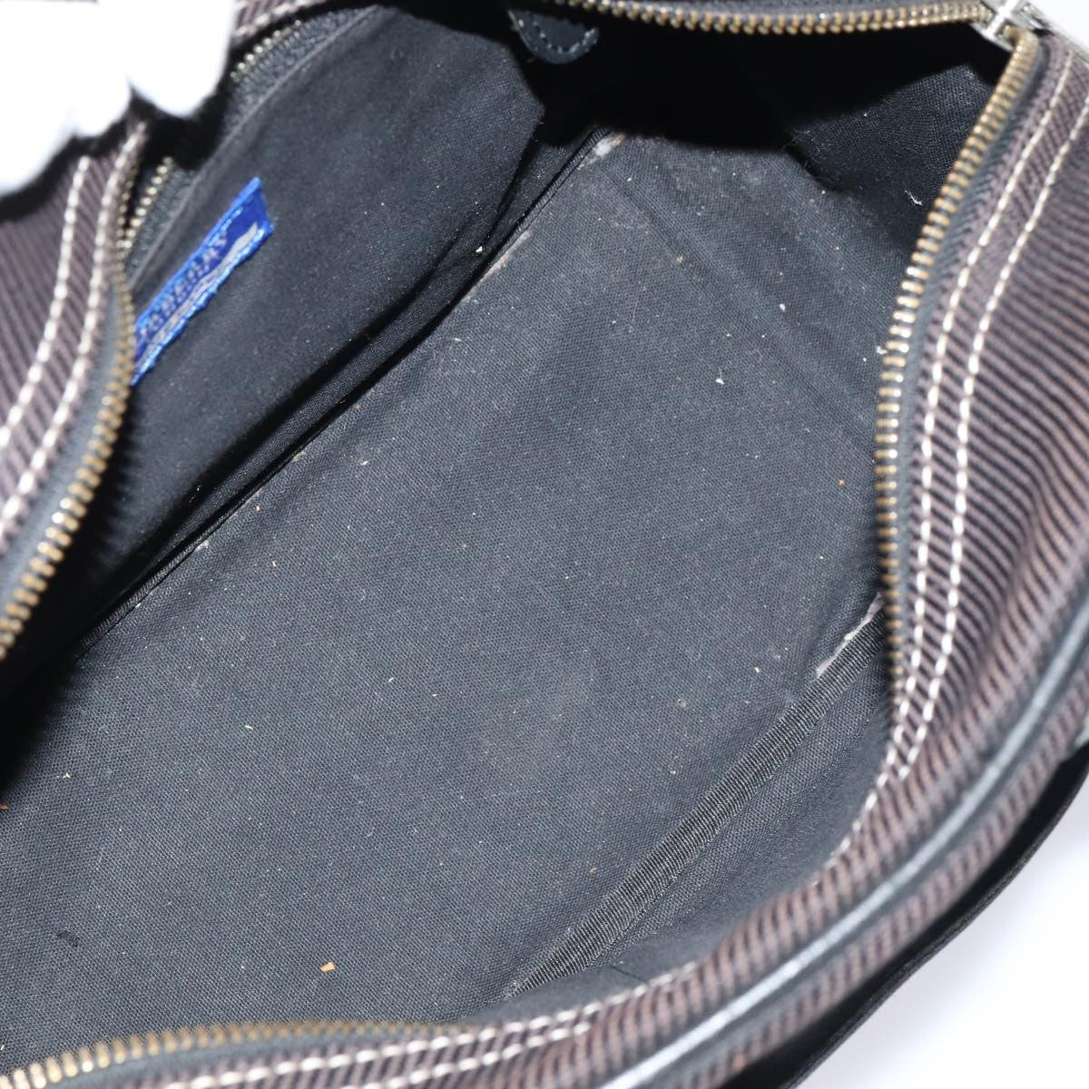 Burberry Nova Check Bowling Bag Canvas, BLACK, CANVAS, Travel bag