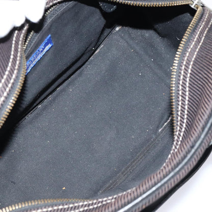 Burberry Nova Check Bowling Bag Canvas, BLACK, CANVAS, Travel bag