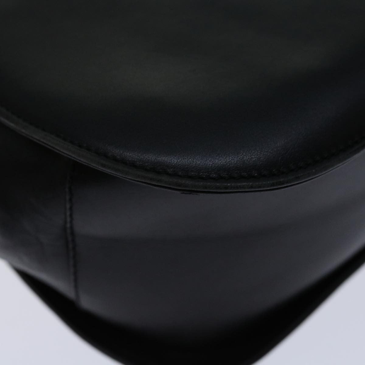 Salvatore Ferragamo Gancini handbag Leather, BLACK, LEATHER, Handbag