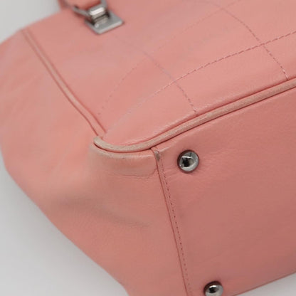 Chanel Chocolate Bar Coco Mark handbag Caviar skin, PINK, LEATHER, Handbag