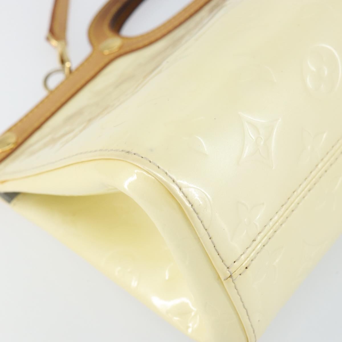 Louis Vuitton Roxbury Drive Handbag Monogram Vernis, BEIGE, PATENT_LEATHER, Handbag