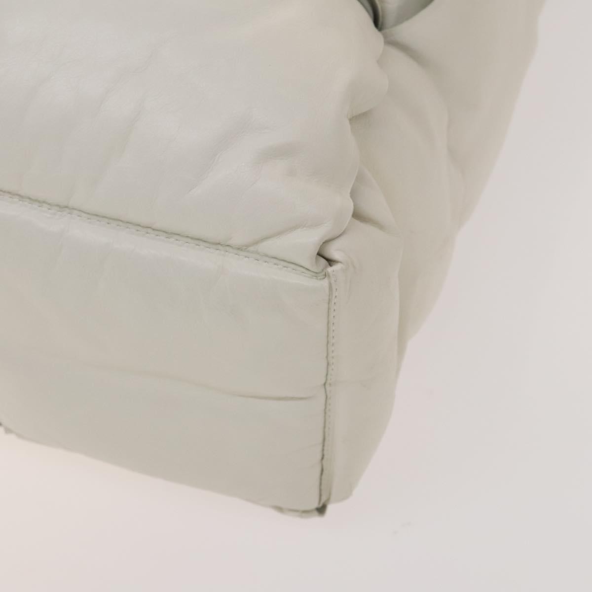 Bottega Veneta Squash Tote Padded Maxi Intrecciato Leather, WHITE, LEATHER, Tote bag