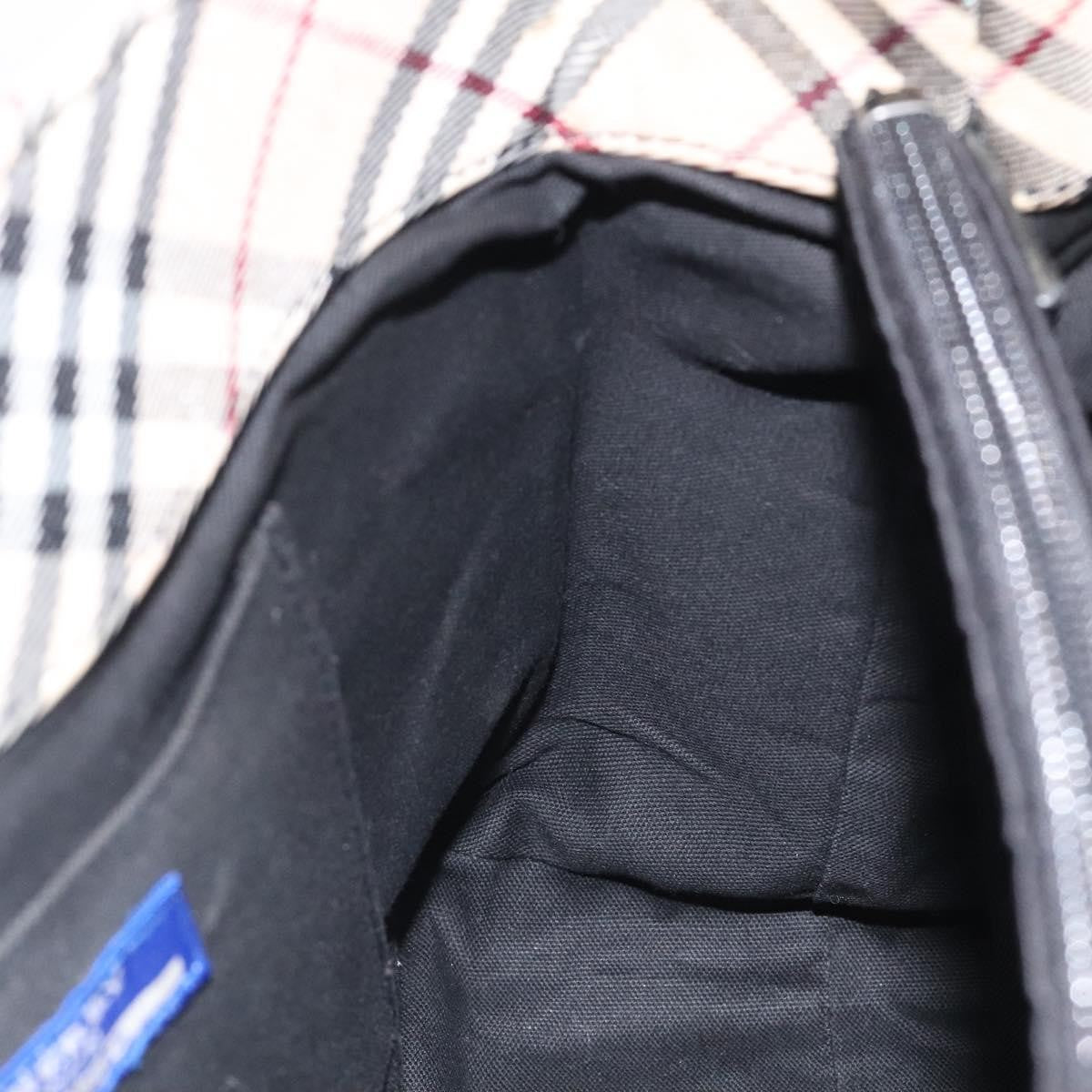 Burberry Nova Check Handbag Nylon, BEIGE, NYLON, Handbag