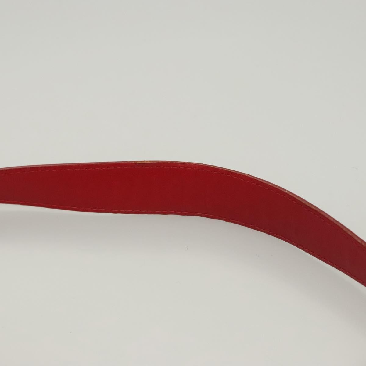 Christian Dior Delidior Chain Shoulder Bag Cannage Quilt Leather, RED, LEATHER, Shoulder bag