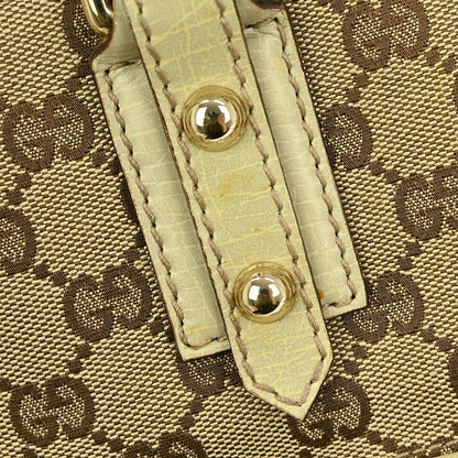 Gucci Hasler Tote GG Canvas, BEIGE, CANVAS, Tote bag