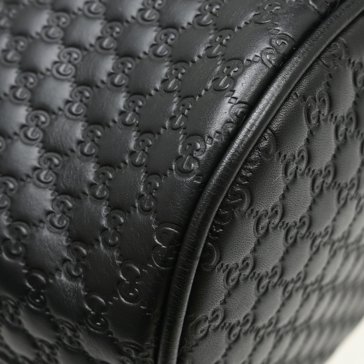 Gucci Convertible Dome Satchel Microguccissima Leather, Black, Leather, Handbag