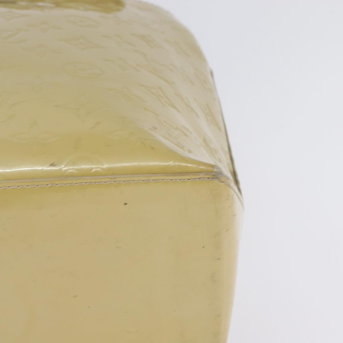 Louis Vuitton Wilshire Handbag Monogram Vernis, BEIGE, PATENT_LEATHER, Handbag