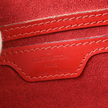 Louis Vuitton Soufflot Handbag Epi Leather, Red, Leather, Handbag