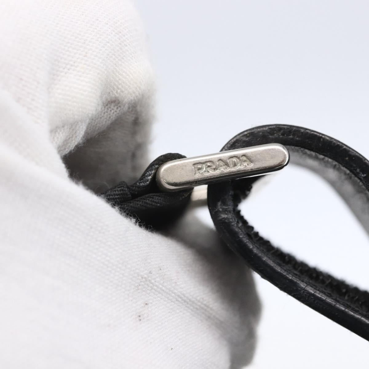 Prada Zip Messenger Quilted Tessuto, BLACK, NYLON, Shoulder bag