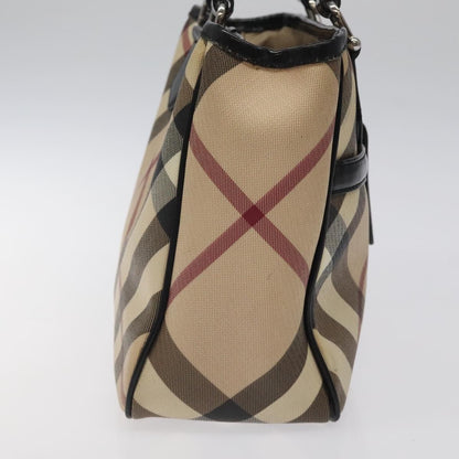 Burberry Nova Check Handbag Nova Check Canvas, BEIGE, CANVAS, Handbag