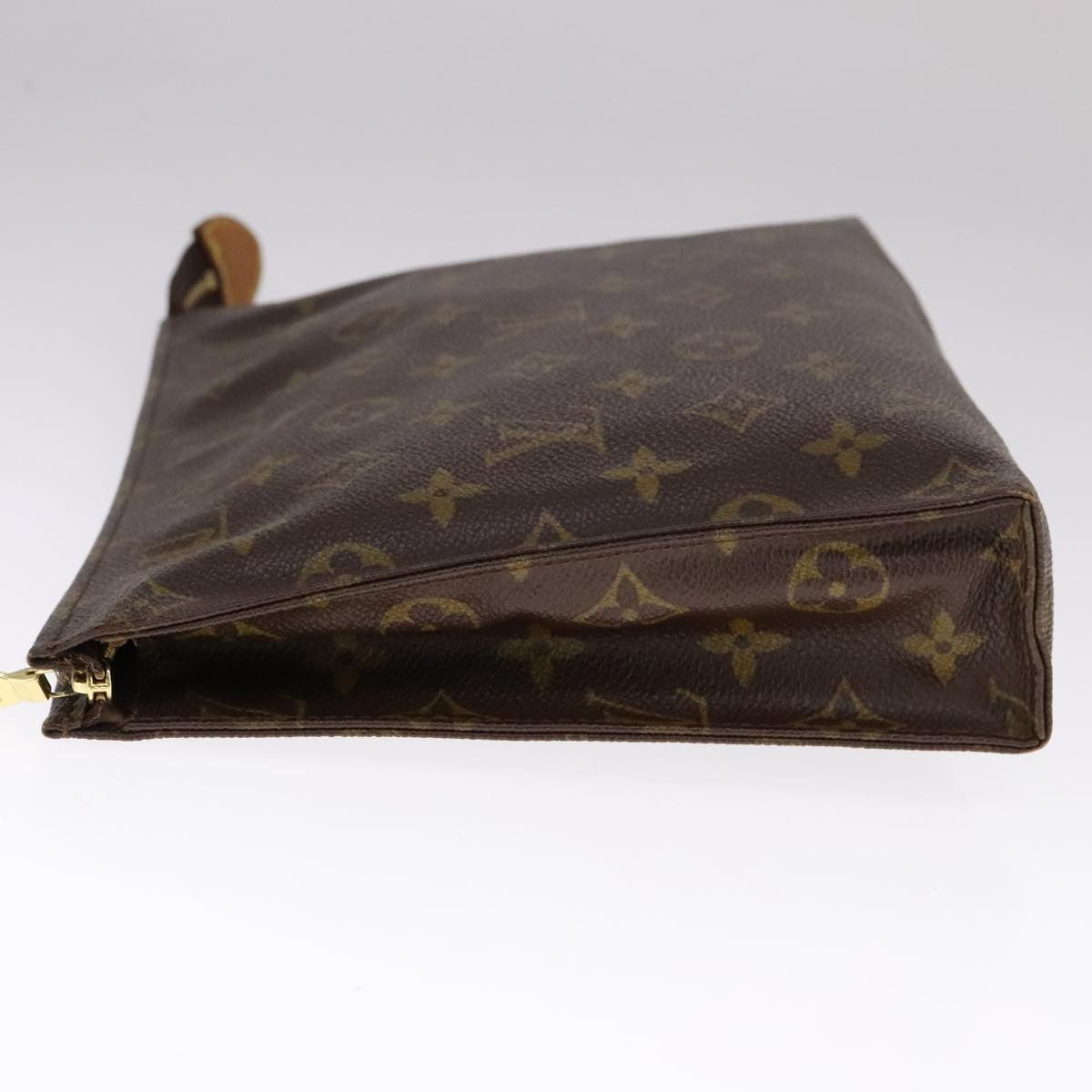 Louis Vuitton Pochette Voyage Monogram Eclipse Canvas, BROWN, CANVAS, Clutche & pouche