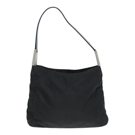 Prada Vintage Shoulder Bag Tessuto, BLACK, NYLON, Shoulder bag